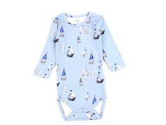 Name It chambray blue sailboat body